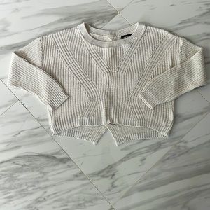 EXPRESS WHITE WOMEN’S SWEATER Sz. XS